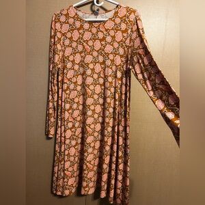 Old Navy M Flowy Long Sleeve Dress
